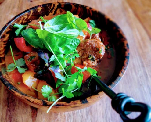 Mediterranes LAMMRAGOUT Rezept von: Tobias Boss, Landgasthaus Jägerhof, Lauterbach-Maar