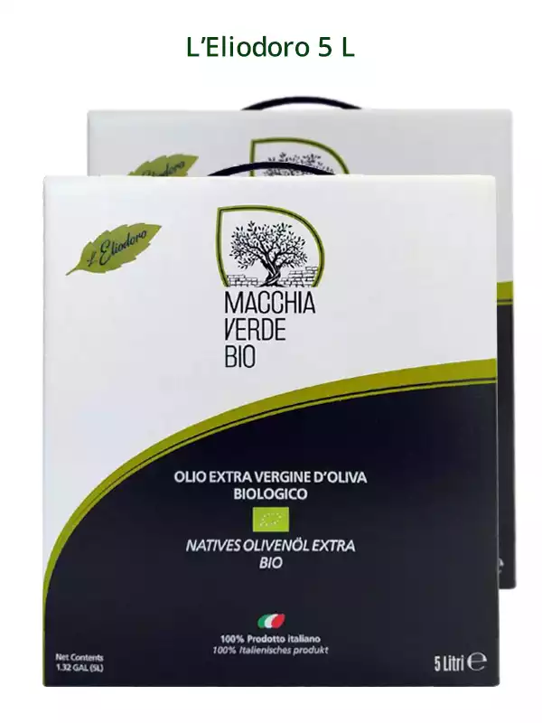 Bio Olivenöl 5 Liter im Bag in Box, Olivenöl Kanister aus Italien in 5 Liter oder 3 Liter Grössen